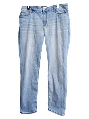 Kut From The Kloth Relaxed Straight Leg Catherine Boyfriend Jeans Light Wash 16